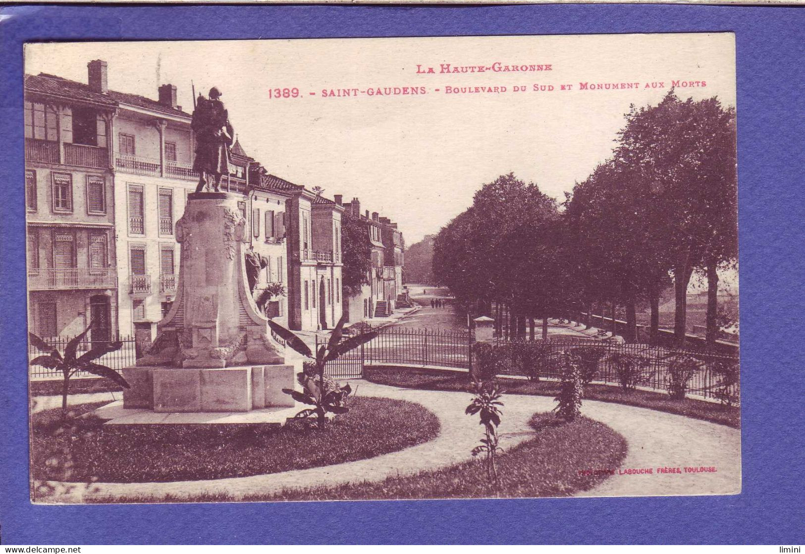 31 - SAINT GAUDENS - BOULEVARD Du SUD - MONUMENT Aux MORTS -  - Saint Gaudens