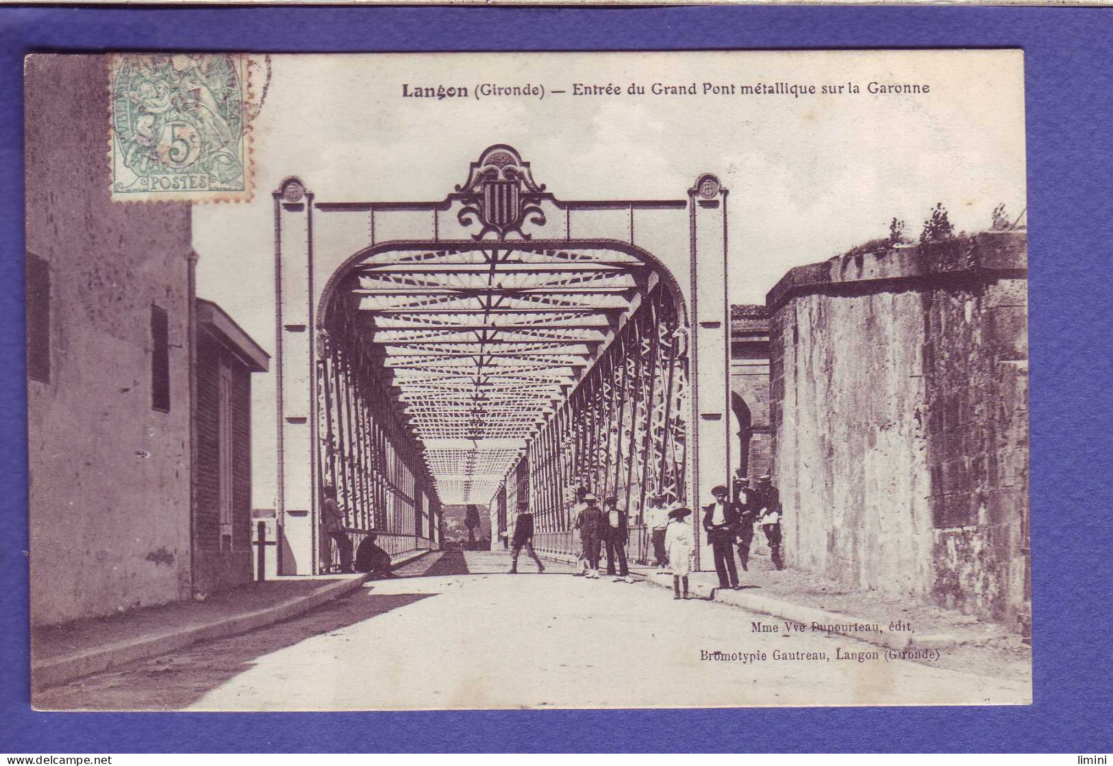 33 - LANGON - PONT METALLIQUE - GARONNE -  - Langon