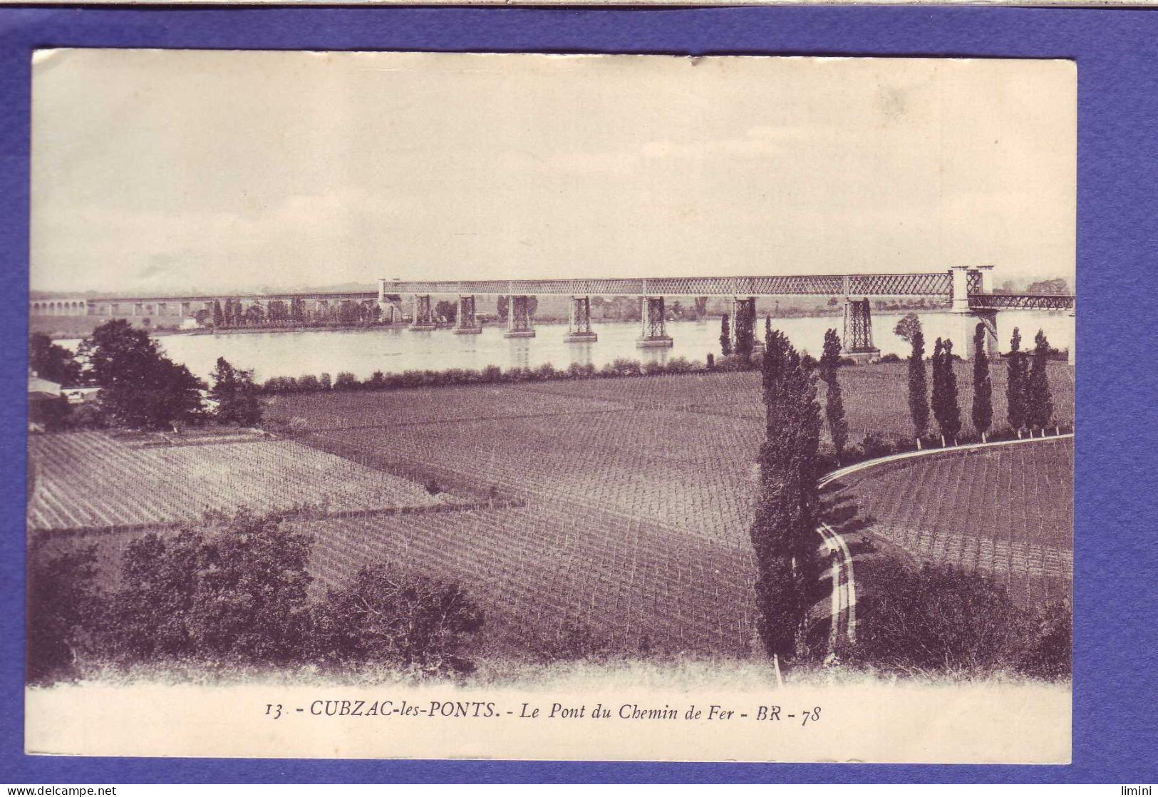 33 - CUBZAC Les PONTS - PONT Du CHEMIN De FER -  - Cubzac-les-Ponts