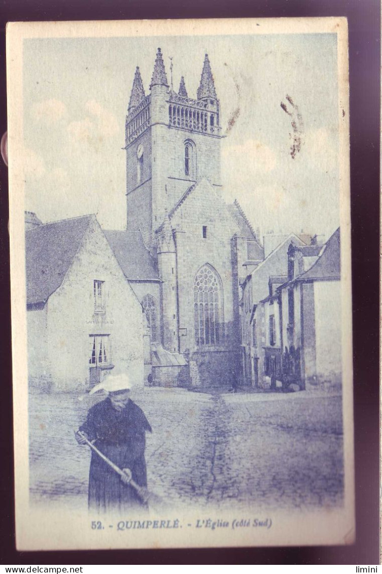 29 - QUIMPERLE - EGLISE - FEMME En COSTUME -  - Quimperlé