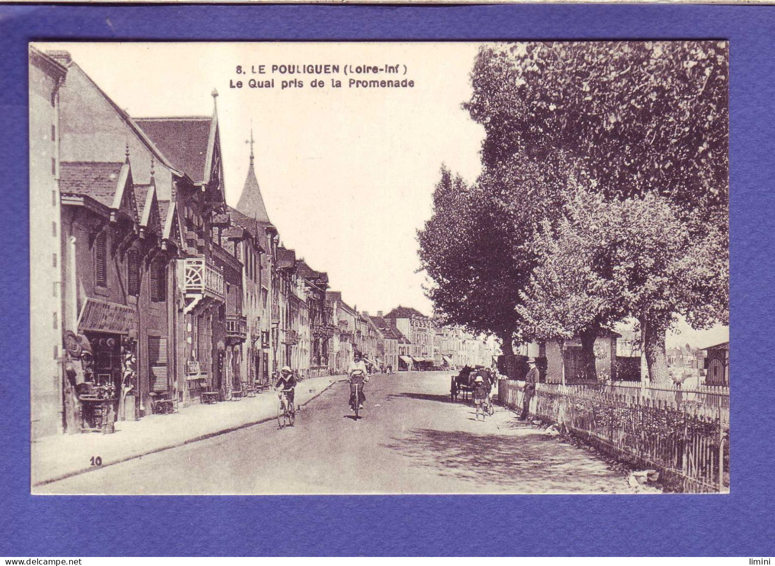 44 - LE POULIGUEN - PROMENADE PRIS Sur Le QUAI - ANIMEE -  - Le Pouliguen