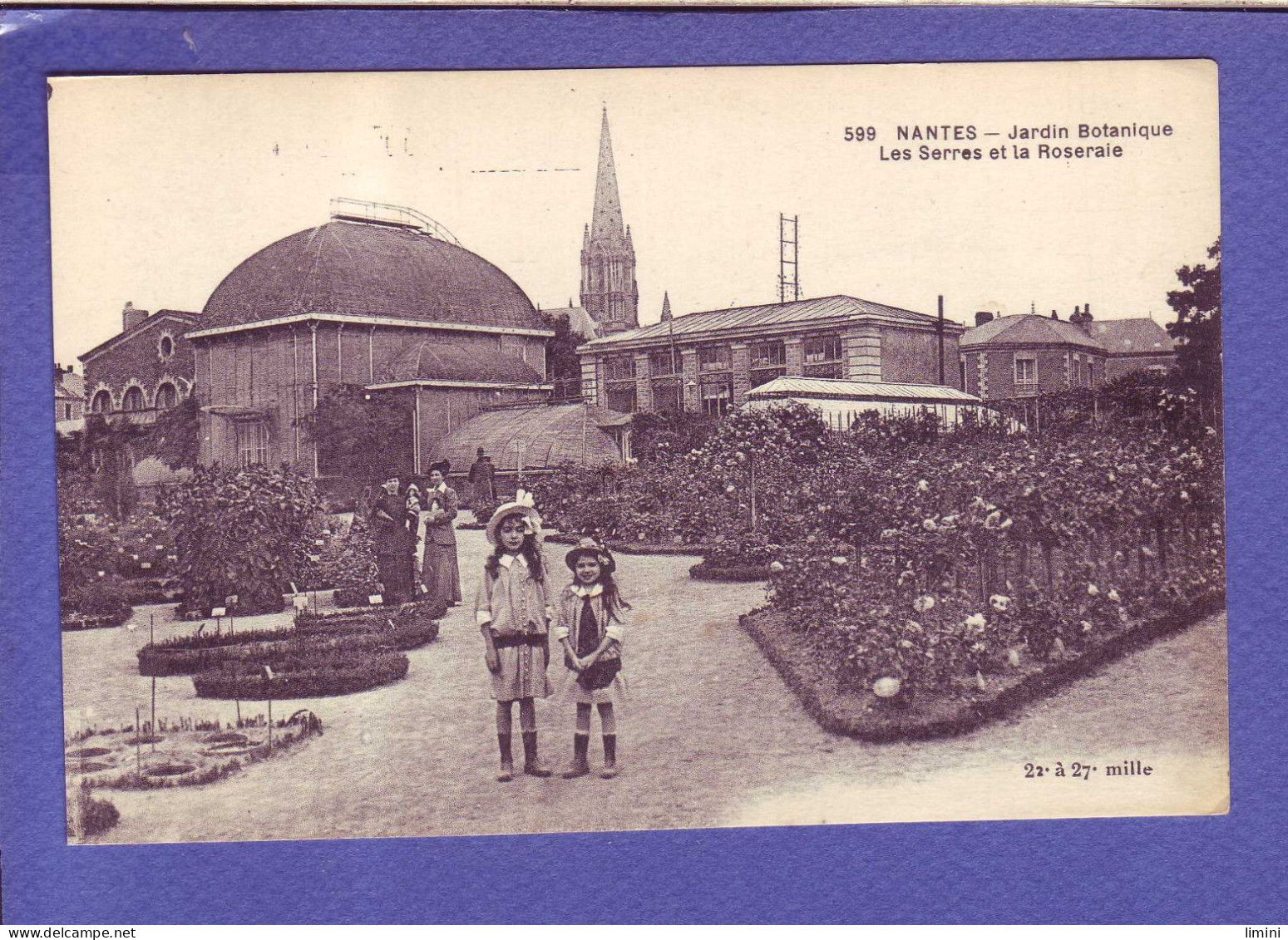 44 - NANTES - JARDIN BOTANIQUE - SERRES Et ROSERAIE - ANIMEE  - ENFANTS - - Nantes