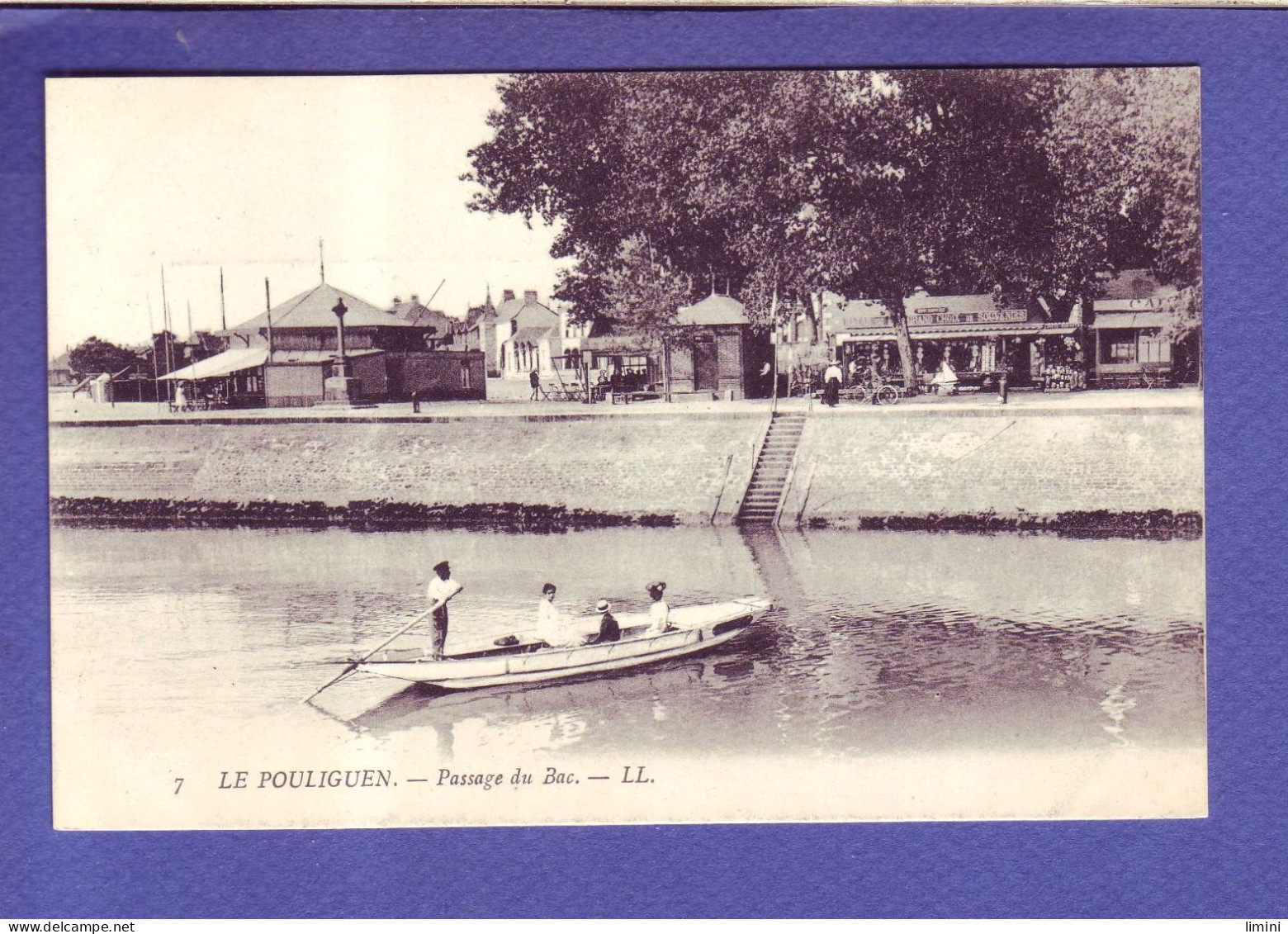 44 - LE POULIGUEN - PASSAGE Du BAC - ANIMEE - - Le Pouliguen