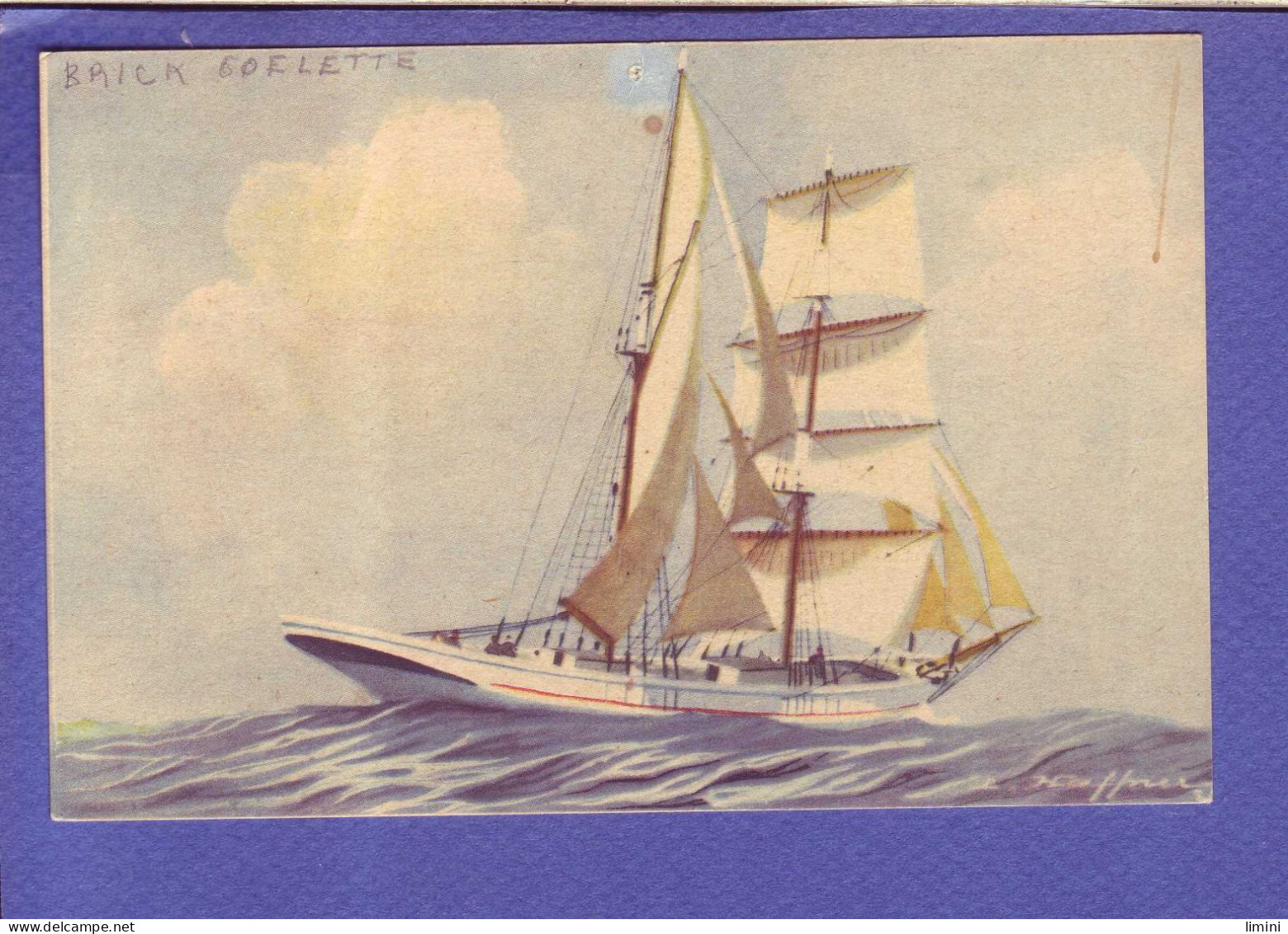 - VOILIERS -  BRICK GOÉLETTE -  - Sailing Vessels