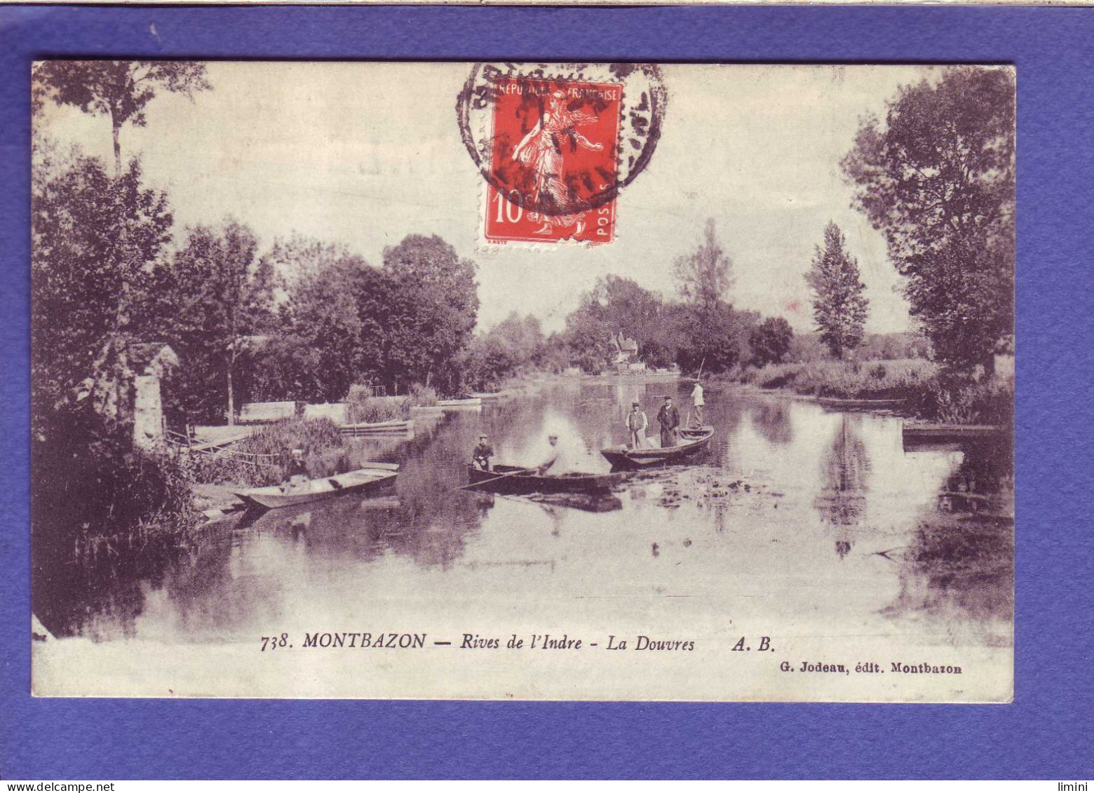 37 - MONTBAZON - RIVES De L'INDRE - LA DOUVRES - PROMENADE En BARQUES - - Montbazon