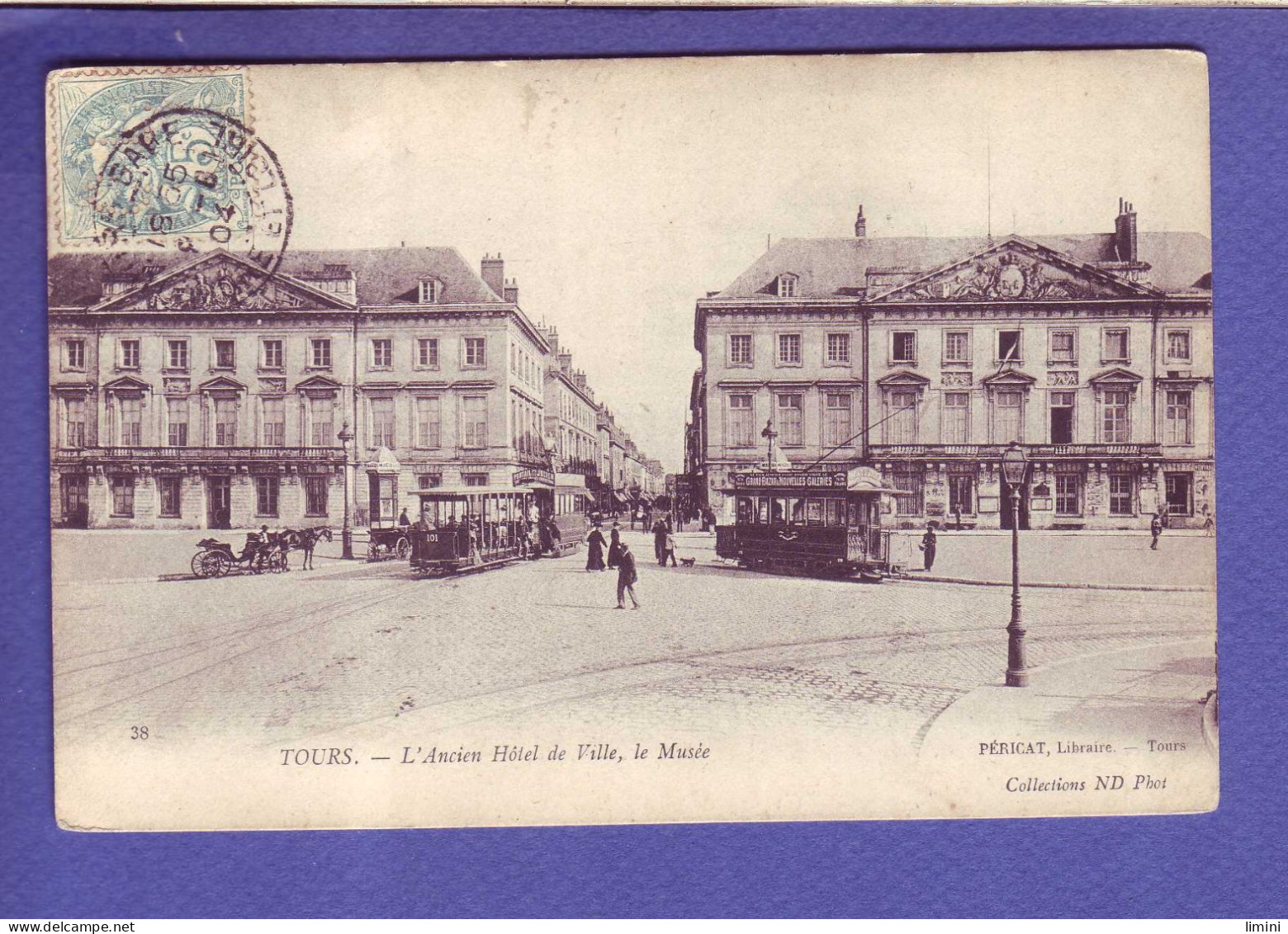 37 - TOURS  - HOTEL De VILLE - MUSEE - TRAMWAYS - ANIMEE -  - Tours