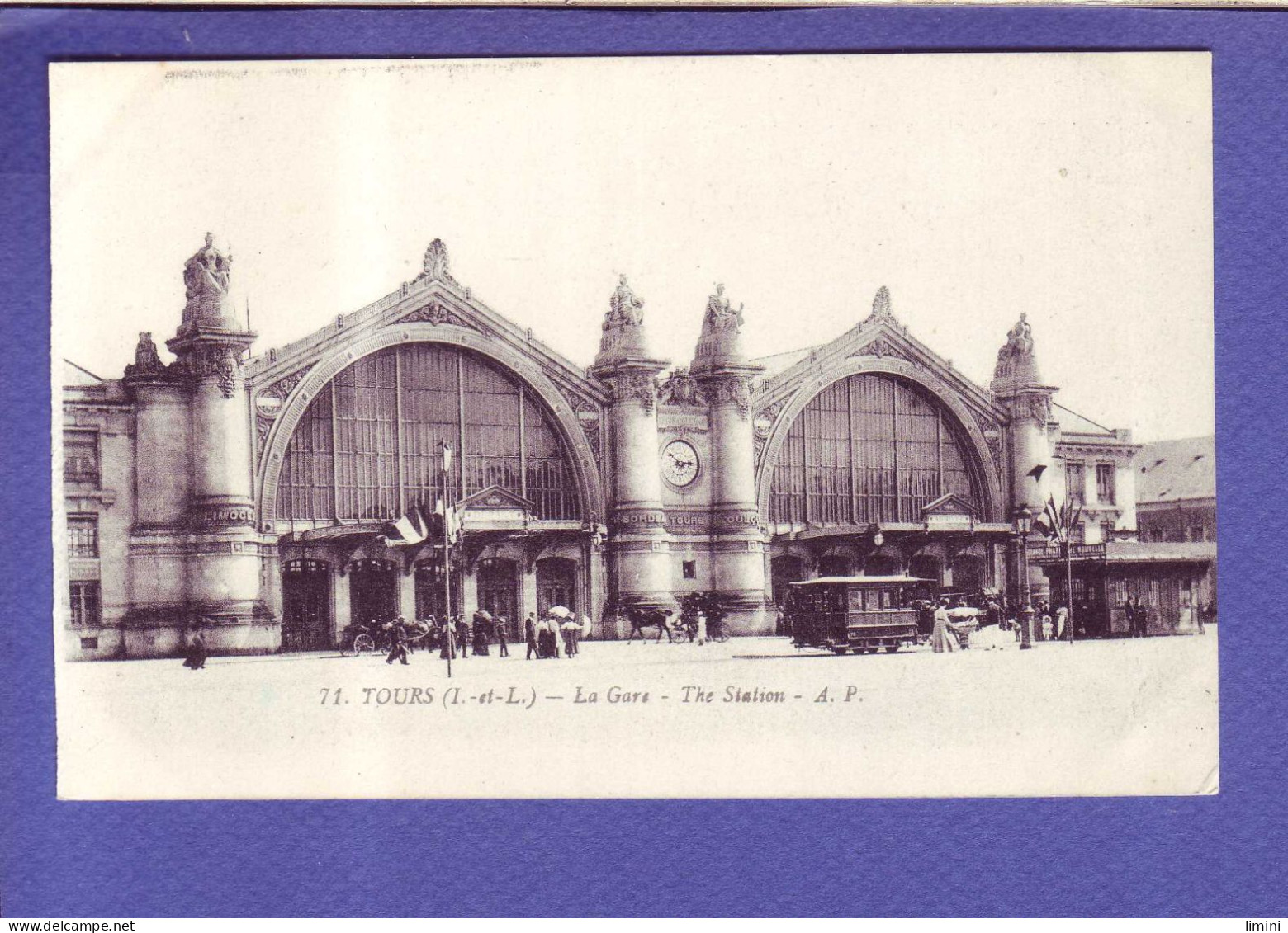 37 - TOURS - LA GARE - ANIMEE -  - Tours