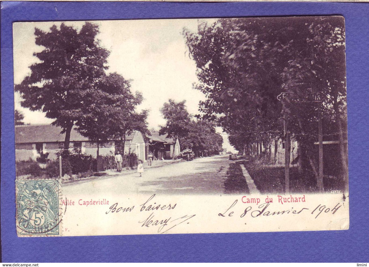 37 - AVON Les ROCHES - CAMP Du RUCHARD - ALLEE CAPDEVIELLE -  - Other & Unclassified