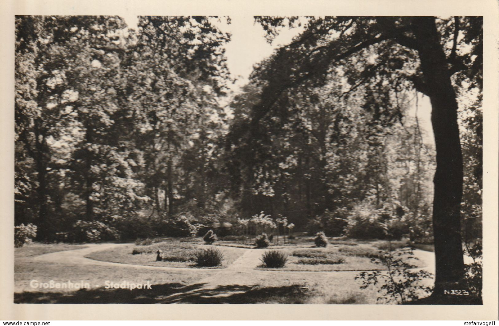 Großenhain 1956  Stadtpark - Grossenhain