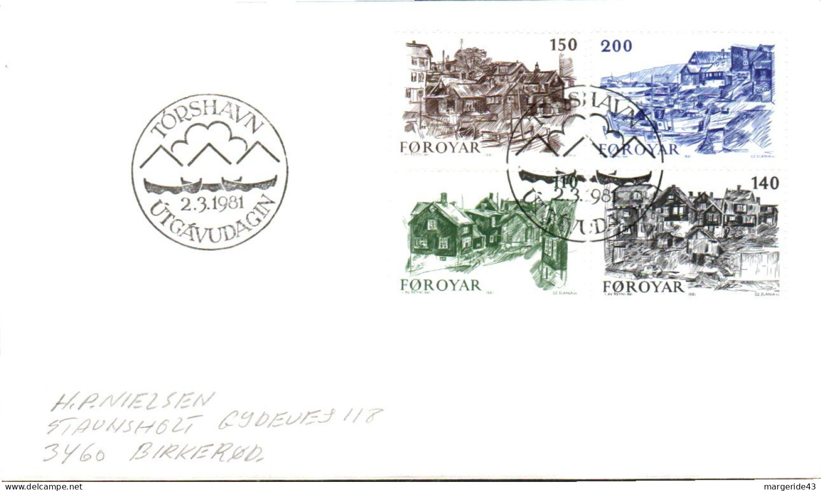 FEROE Iles LOT DE 99 FDC