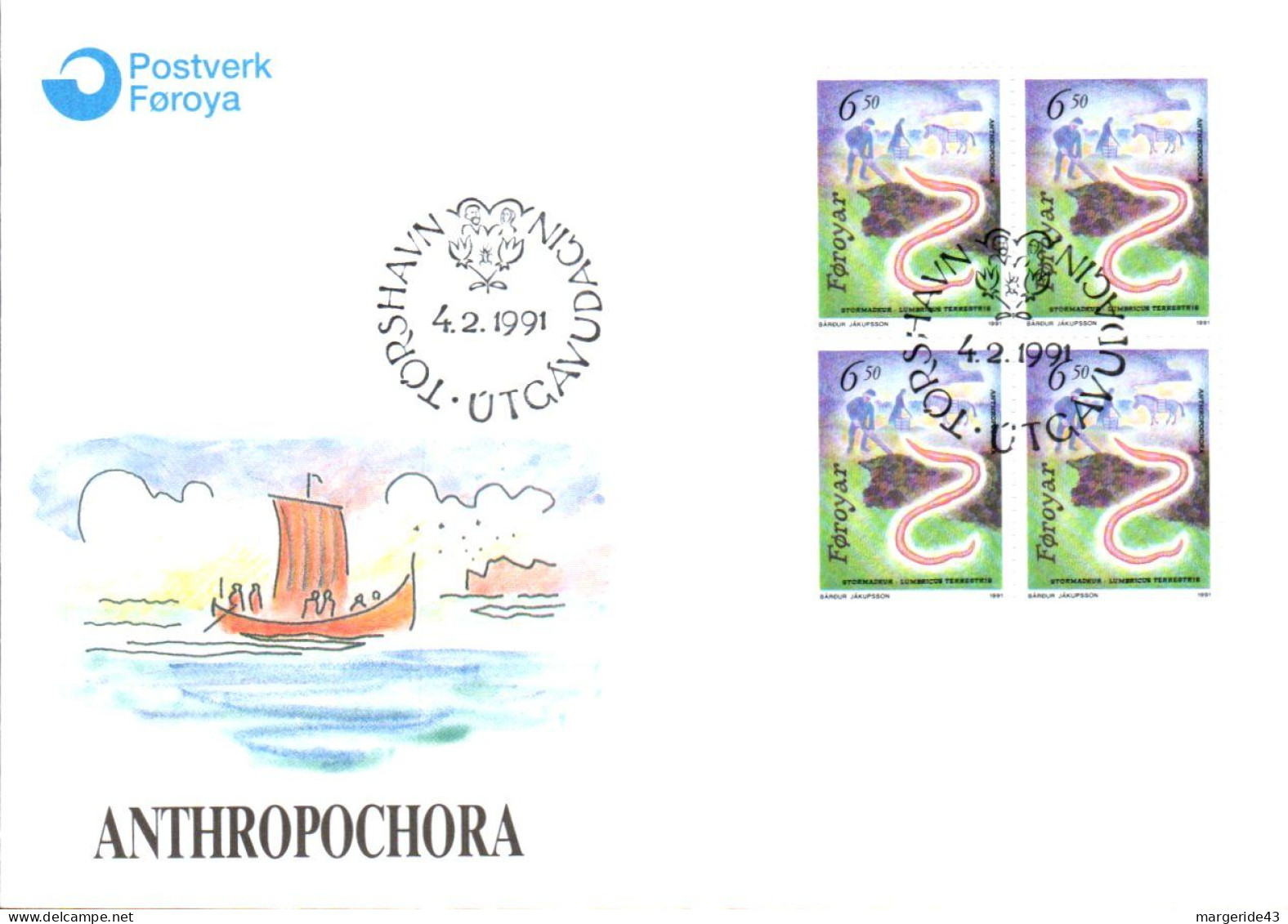 FEROE Iles LOT DE 99 FDC