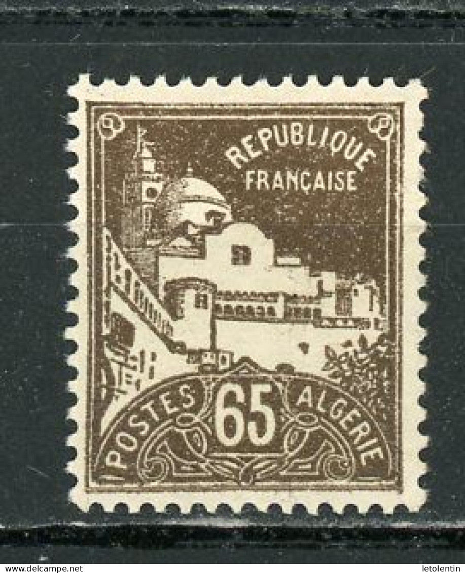 ALGERIE (RF) - VUE D'ALGER -   N° Yt 80** - Unused Stamps
