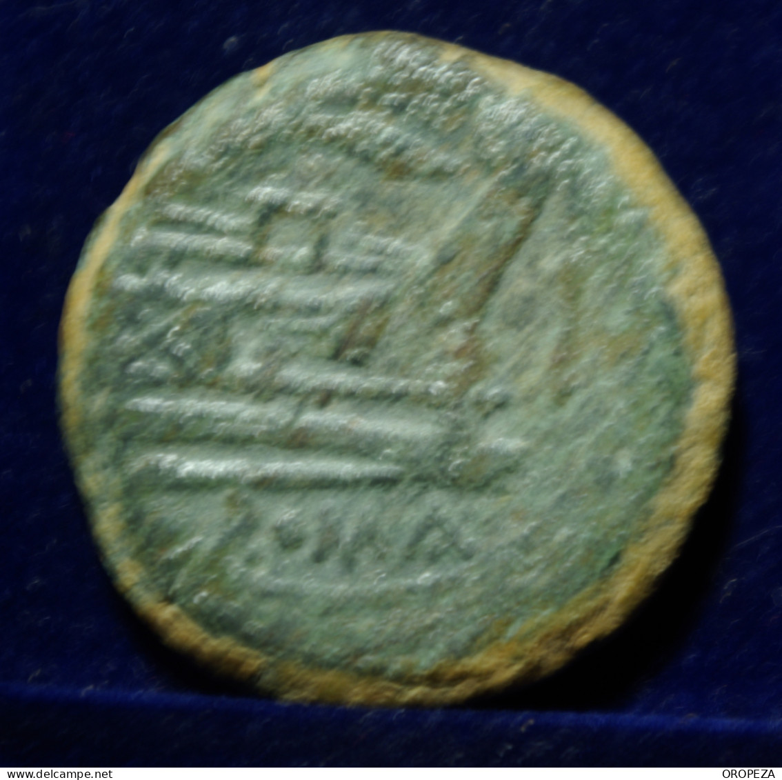 57 -  BONITO  AS  DE  JANO - SERIE SIMBOLOS - ESPADA -  FALCATA - MBC - Republic (280 BC To 27 BC)