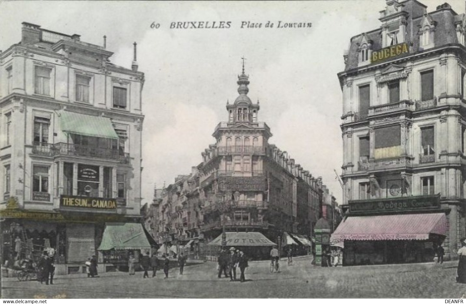 BRUXELLES : Place De Louvain. Carte Impeccable. - Places, Squares