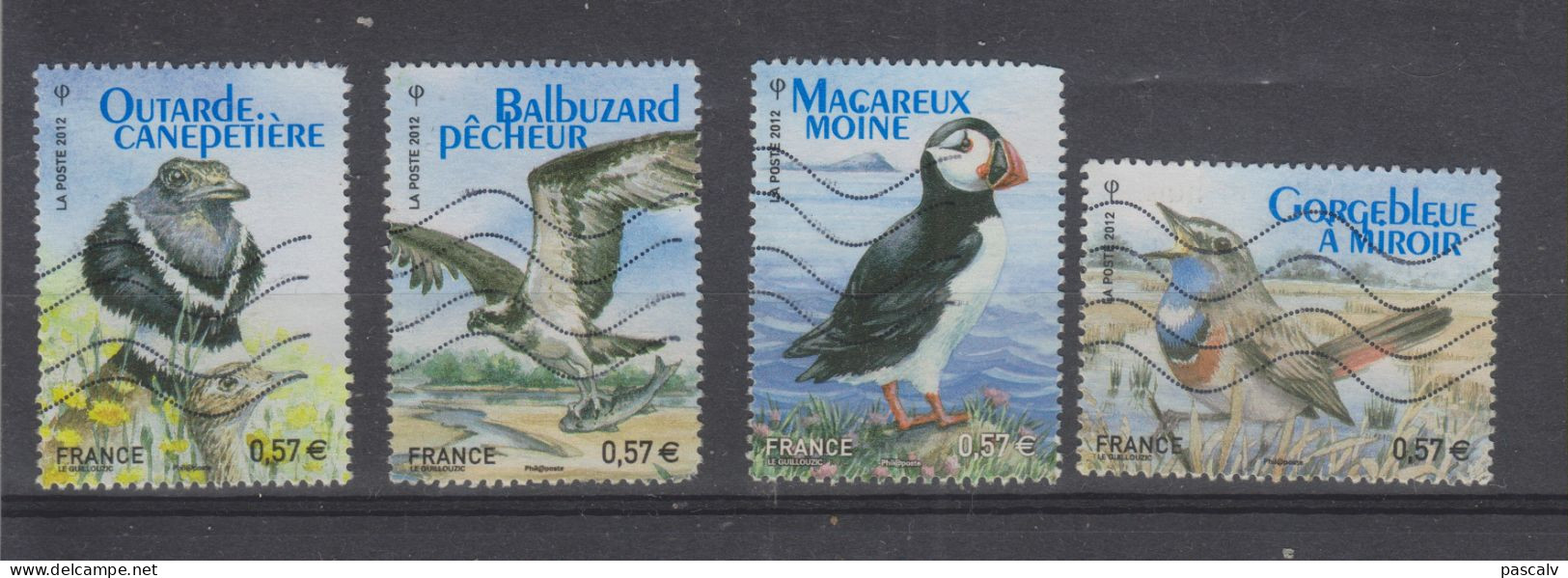 Yvert 4656 / 4659 Série Complète Les Oiseaux - Used Stamps