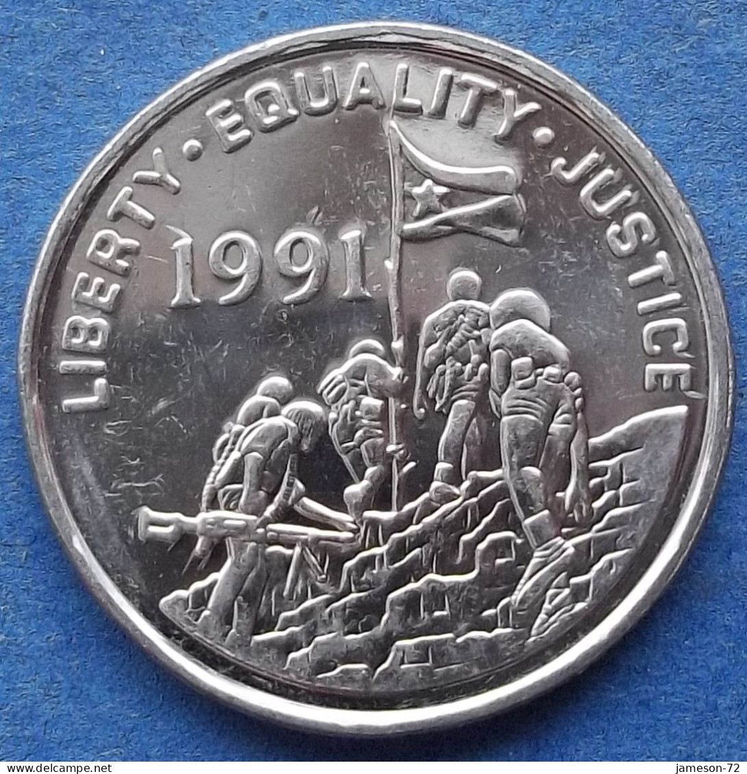 ERITREA - 25 Cents 1997 "Grevy's Zebra" KM# 46 Independent Republic (1993) - Edelweiss Coins - Eritrea