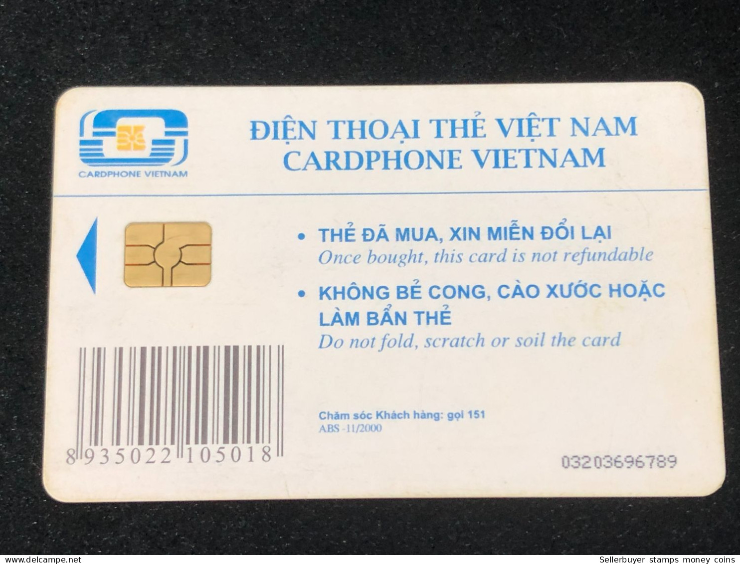 Vietnam This Is A Vietnamese Cardphone Card From 2001 And 2005(1570- 30 000dong)-1pcs - Vietnam