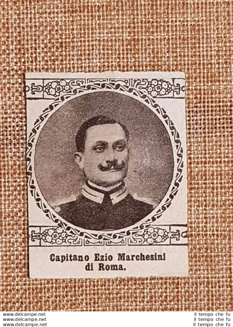 WW1 Prima Guerra Mondiale 1914-1918 Caduto Per La Patria Ezio Marchesini Di Roma - Other & Unclassified