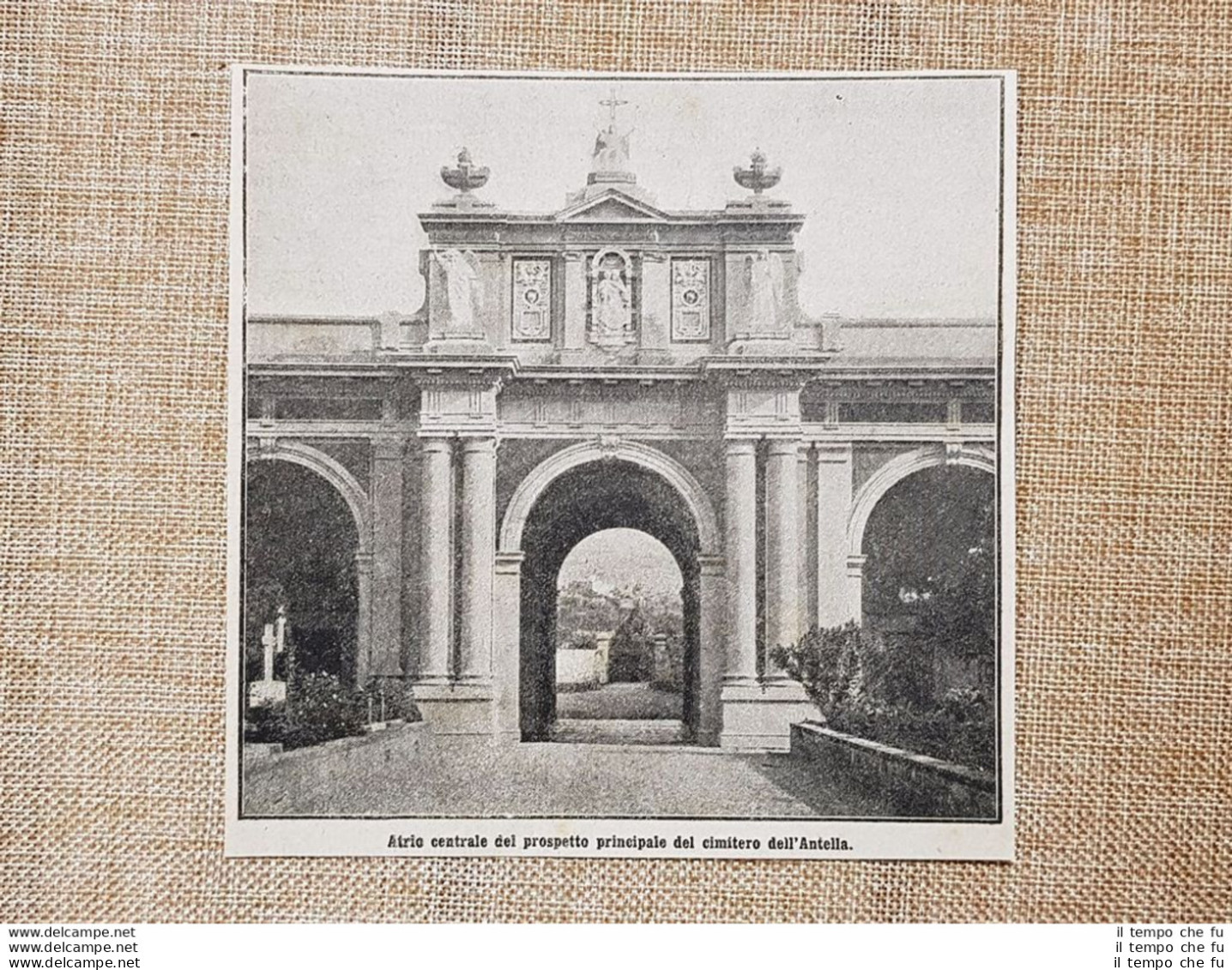 Atrio Del Cimitero Dell'Antella Nel 1913 Bagno A Ripoli Firenze Toscana - Sonstige & Ohne Zuordnung