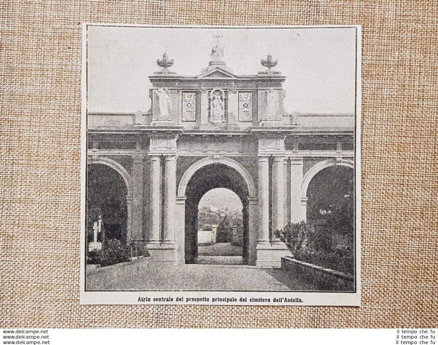 Atrio Del Cimitero Dell'Antella Nel 1913 Bagno A Ripoli Firenze Toscana - Other & Unclassified