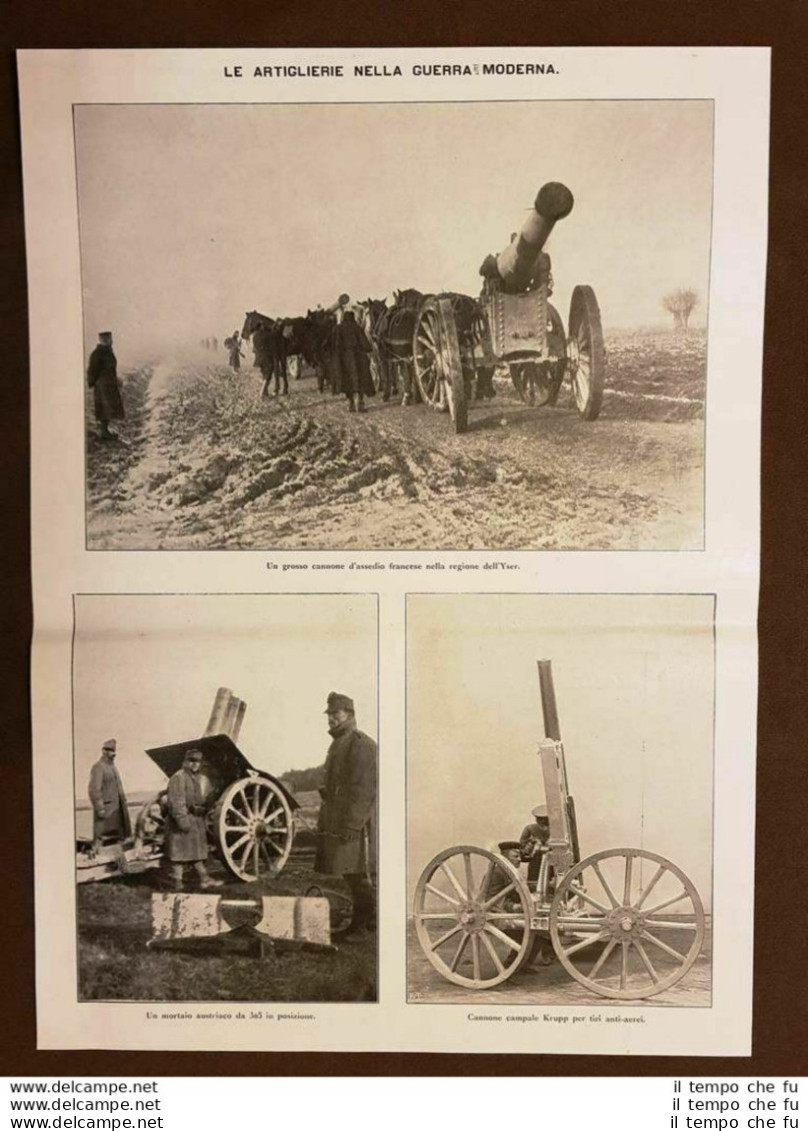 WW1 Prima Guerra Mondiale Artiglieria 1915 Mortaio D'Austria E Luisa Anzoletti - Sonstige & Ohne Zuordnung