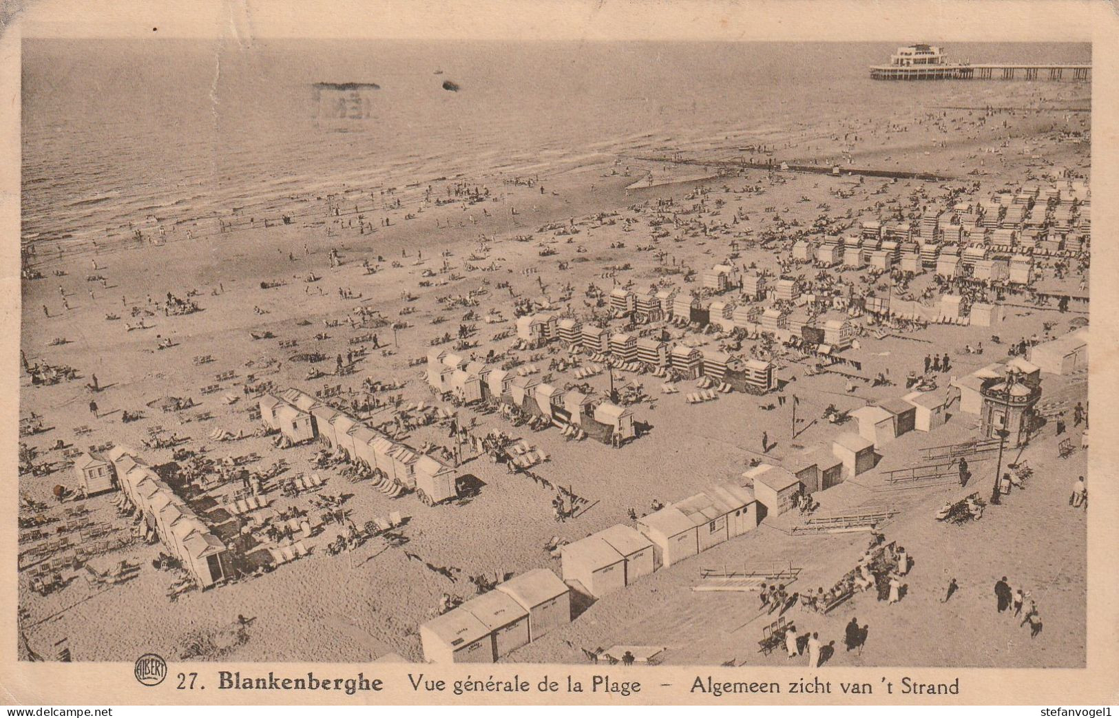 Blankenberghe Gel. 1938  Strand - Blankenberge