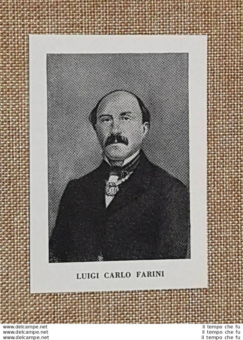 Luigi Carlo Farini Russi, 22 Ottobre 1812 – Quarto, 1 Agosto 1866 Patriota - Other & Unclassified