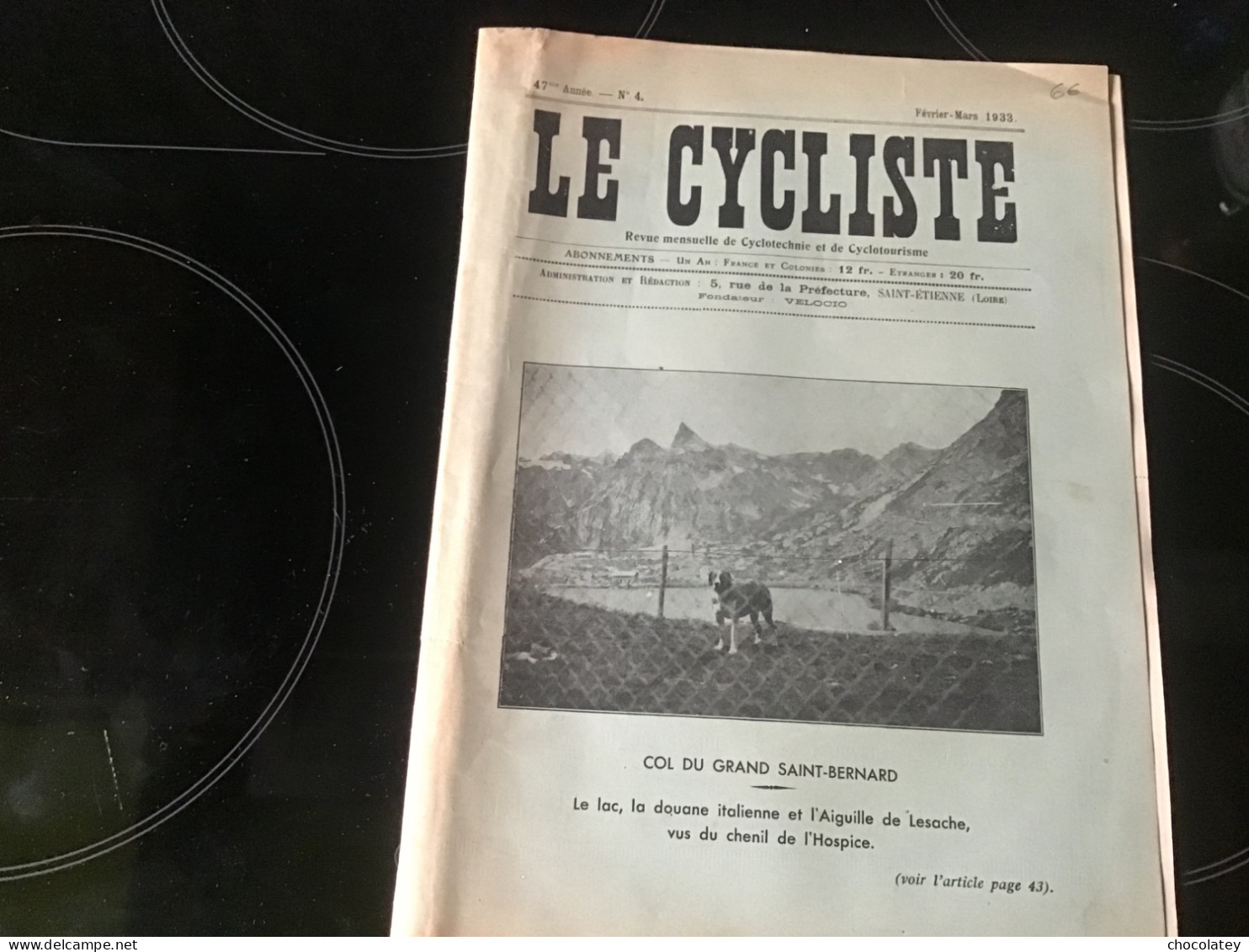 Le Cycliste 1933 - Sport