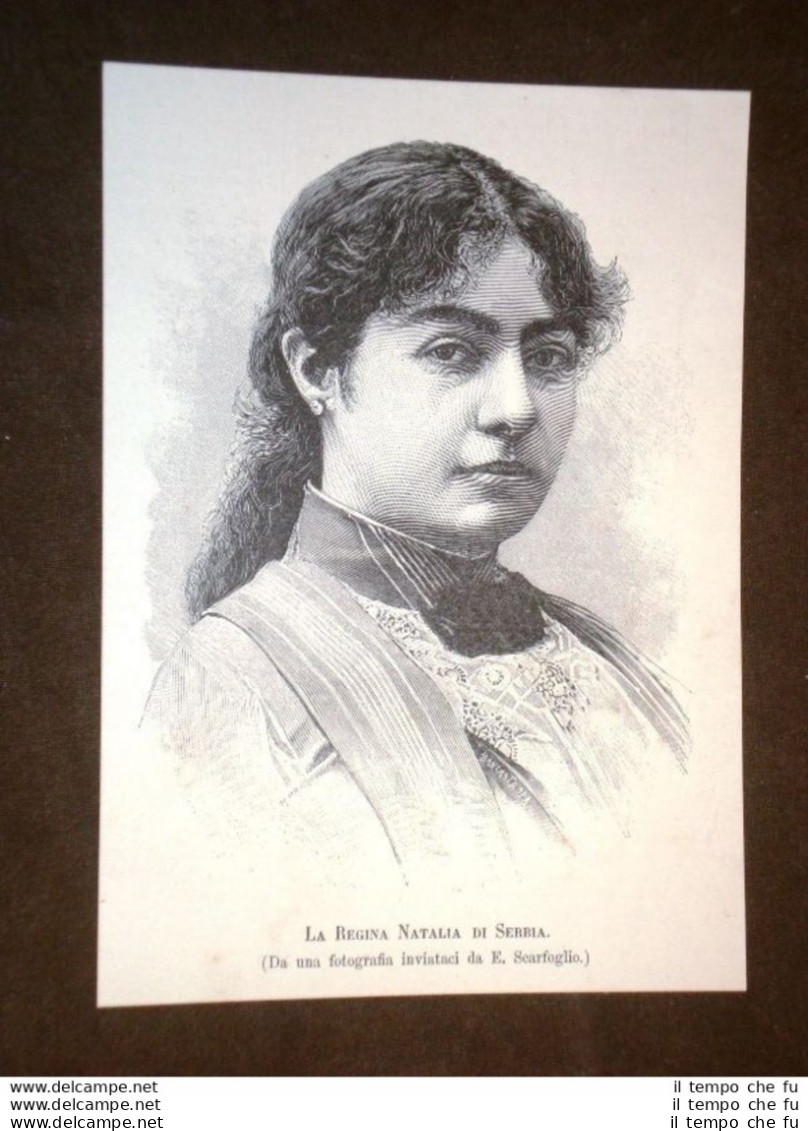 Regina Natalia Di Serbia - Antes 1900