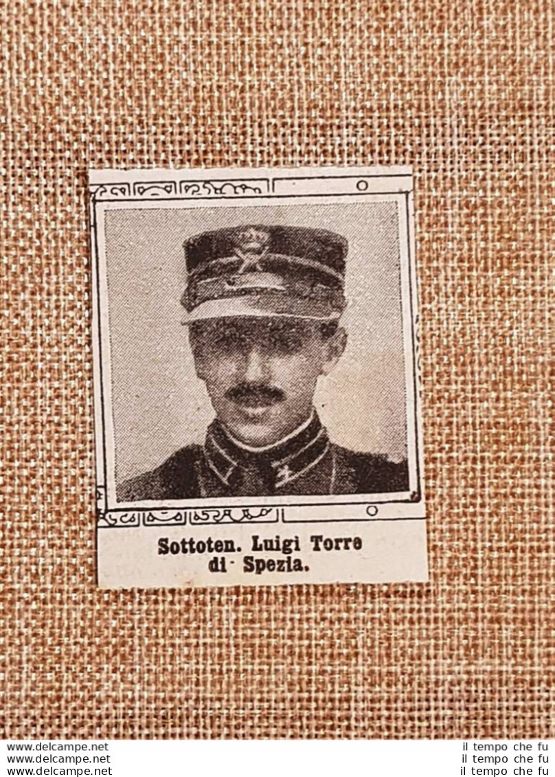 WW1 Prima Guerra Mondiale 1914-1918 Caduto Per La Patria Luigi Torre Di Spezia - Andere & Zonder Classificatie