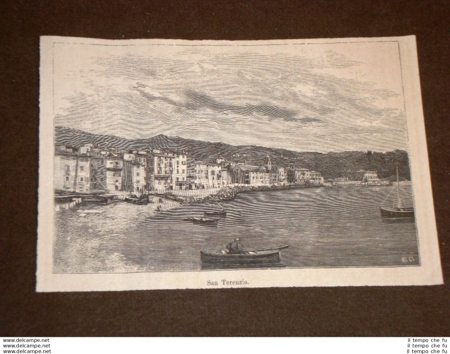 Nel Golfo Della Spezia O Di La Spezia Nel 1886 San Terenzio - Vor 1900