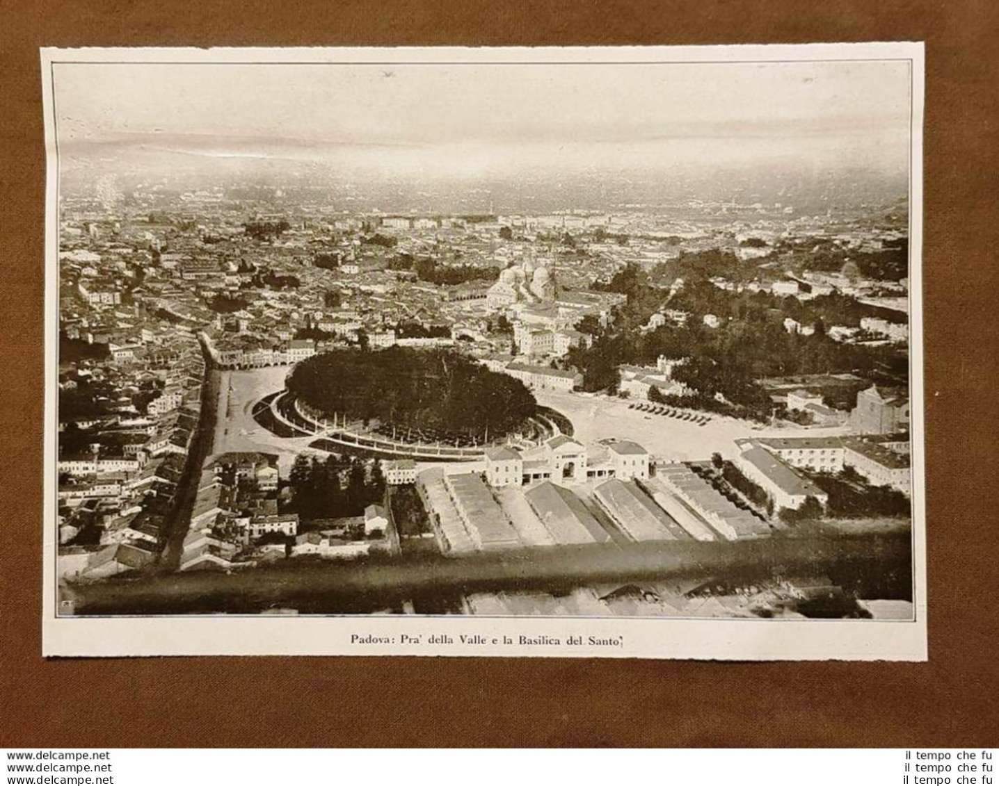 Padova Nel 1925 Pra' Della Valle E La Basilica Del Santo Veneto - Otros & Sin Clasificación