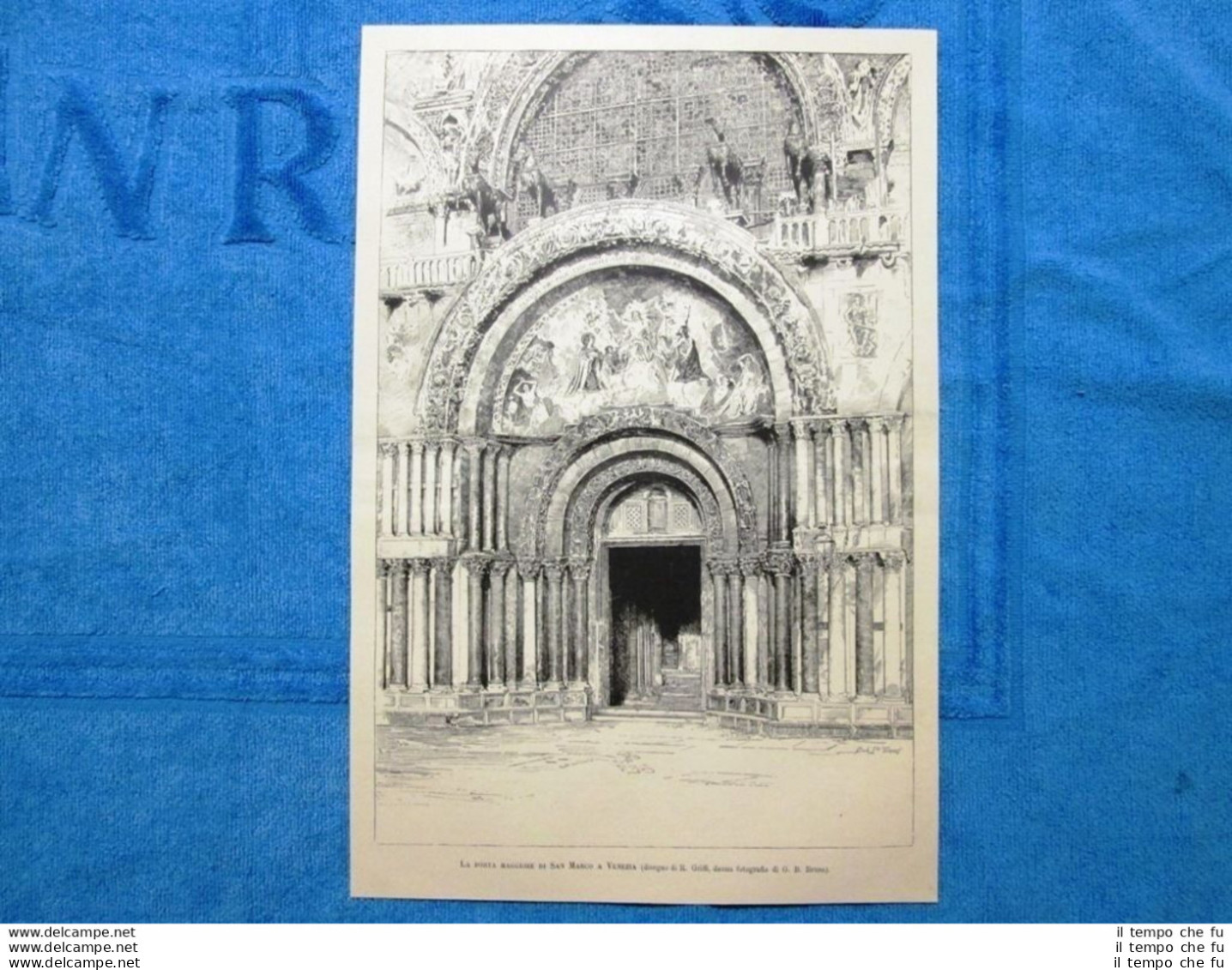 La Porta Maggiore Di San Marco A Venezia Nel 1888 - Vor 1900