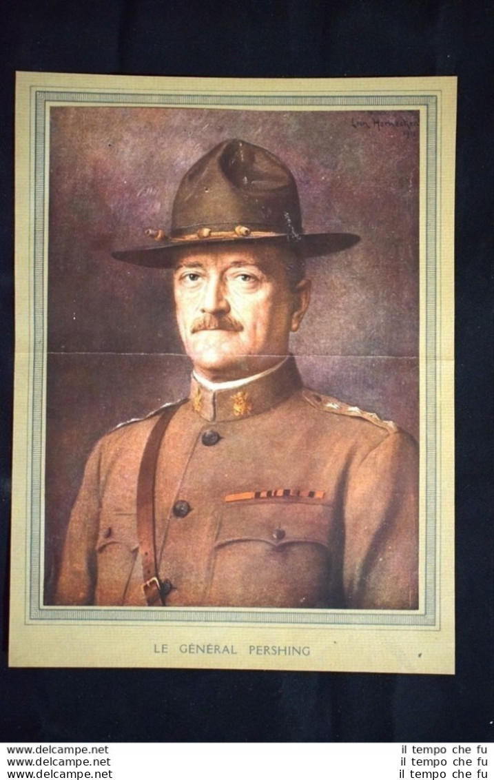 Le Général John Joseph "Black Jack" Pershing WW1 Guerra 1914 - 1918 - Otros & Sin Clasificación