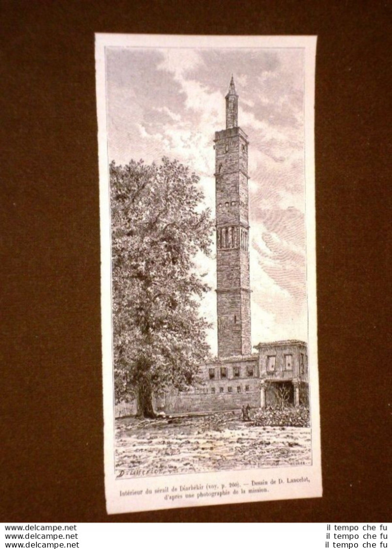 Interieur Du Sérail De Diarbékir En 1889 Turchia - Autres & Non Classés