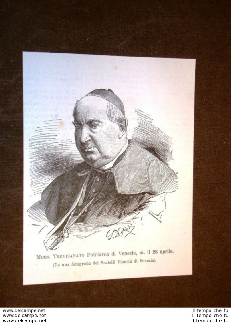 Giuseppe Luigi Trevisanato Venezia, 15 Febbraio 1801 – Venezia, 28 Aprile 1877 - Vor 1900