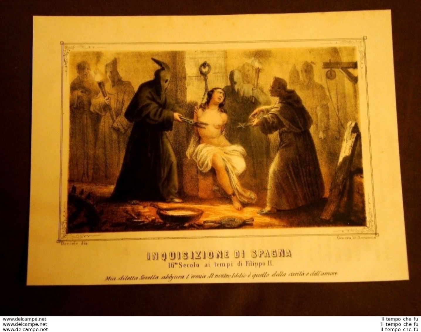 L'inquisizione In Spagna Misteri Della Vita Dei Borbone La Cecilia Anno 1859 - Before 1900