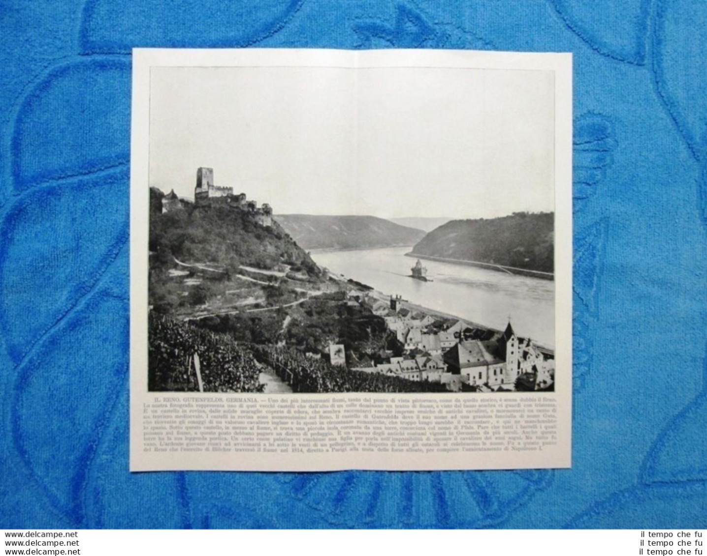 Rara Veduta Di Fine '800: Il Reno. Germania + Castello Di Balmoral. Scozia - Before 1900