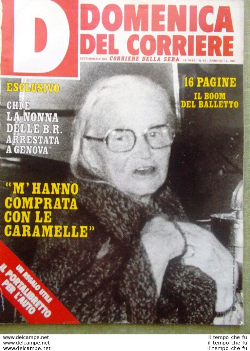 La Domenica Del Corriere 18 Ottobre 1980 Caterina Picasso Massoni Andrea Doria - Autres & Non Classés