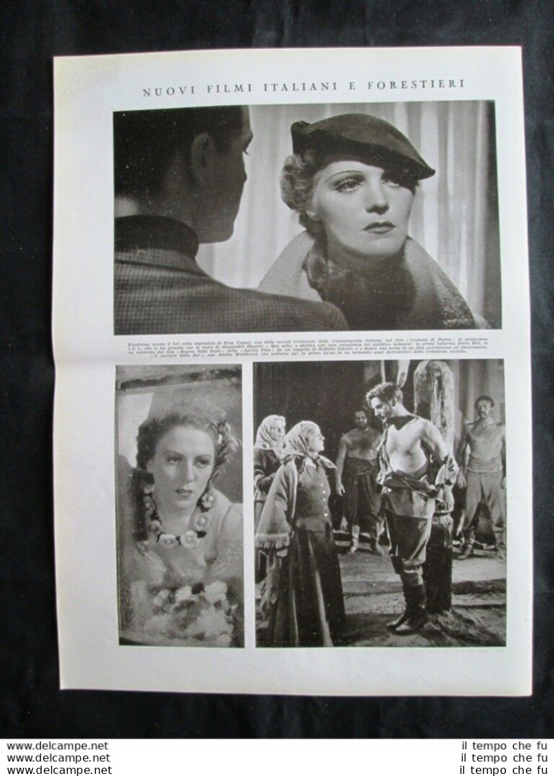 Elisa Cegani, Nives Poli, Adolfo Wohlhruck+Maestri Alpini Aosta Stampa Del 1937 - Other & Unclassified