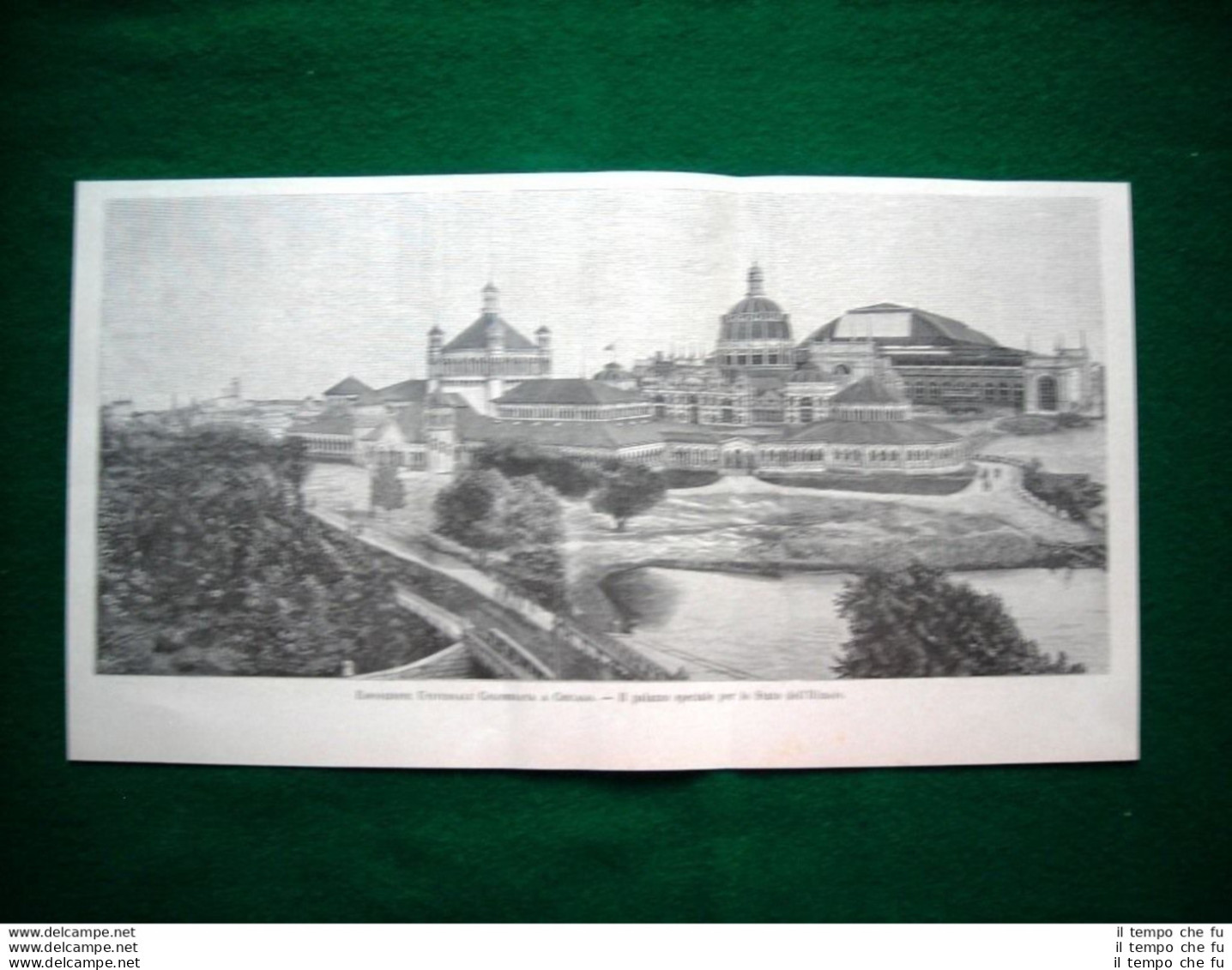 Esposizione Universale Colombiana Chicago 1893 - Palazzo Speciale Per Illinois - Vor 1900