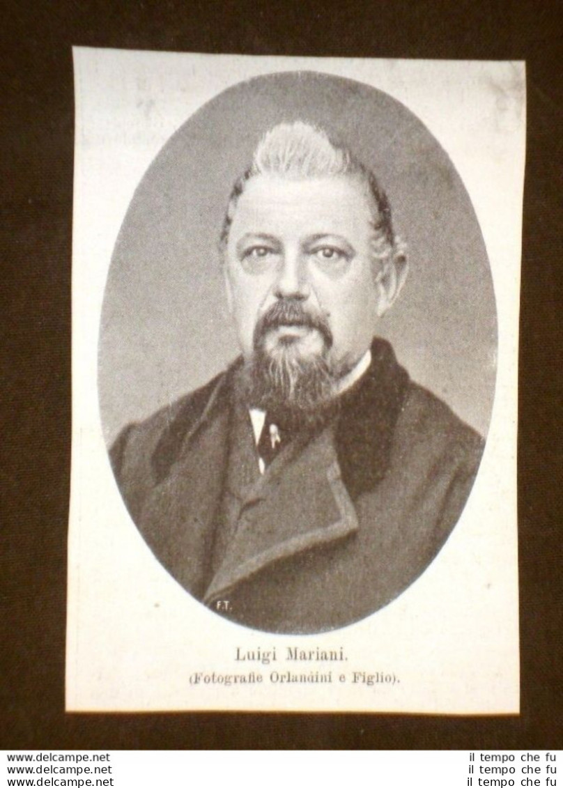 Deputato Luigi Mariani - Before 1900