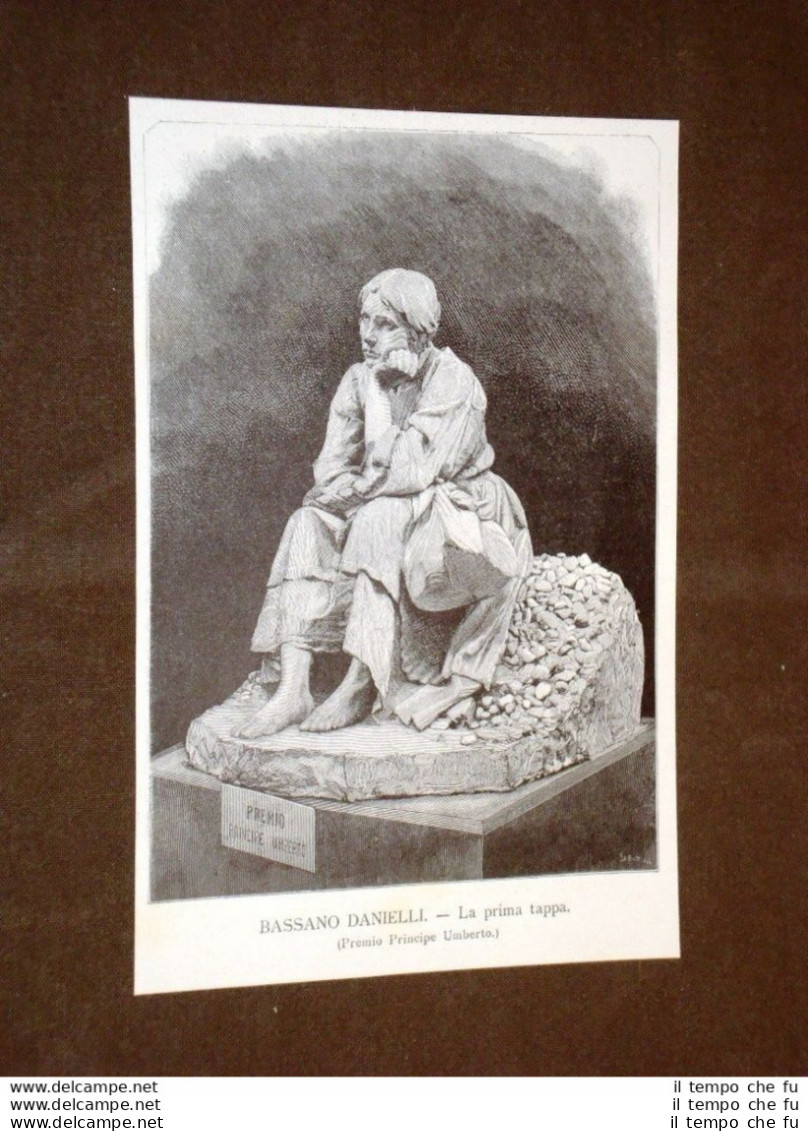 Esposizione Triennale D'arte Di Brera Nel 1894 La Prima Tappa Bassano Danielli - Voor 1900