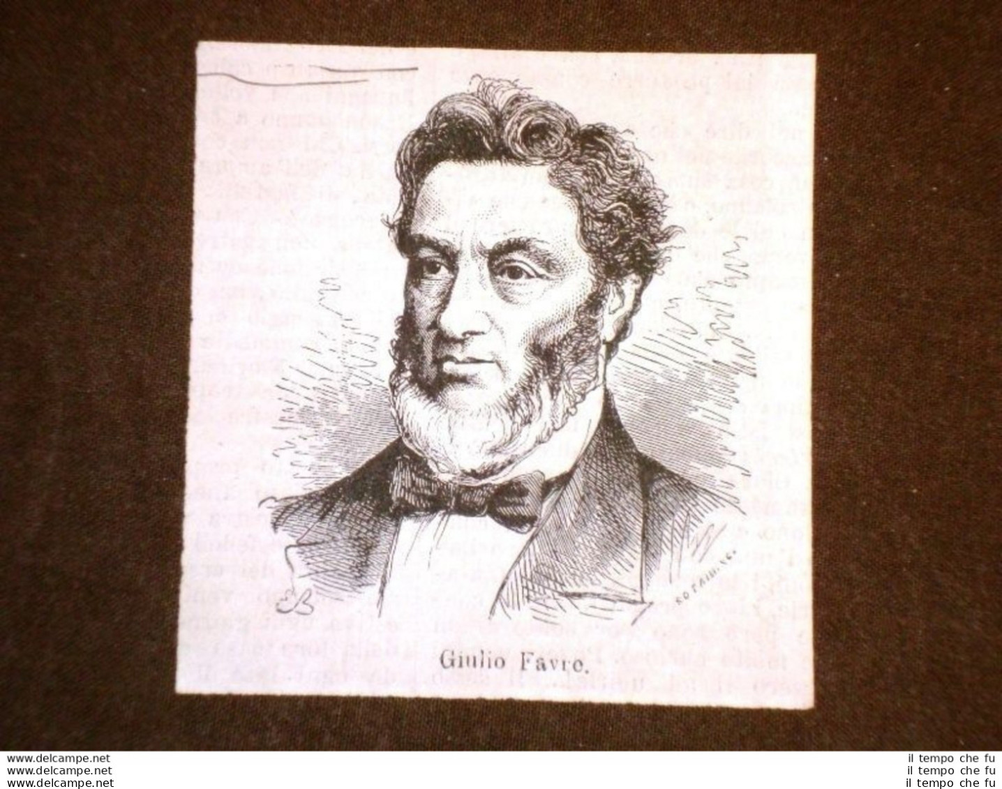 Politico Jules Favre Di Lione - Before 1900
