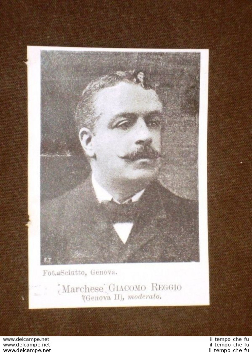 Deputato Marchese Giacomo Reggio Di Genova - Before 1900