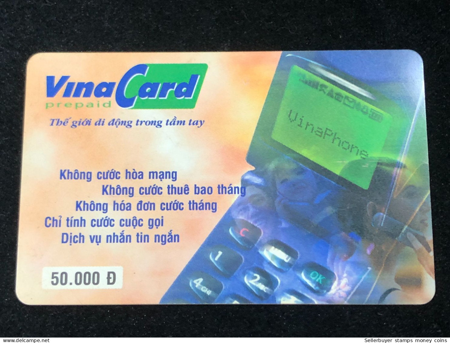 Vietnam This Is A Vietnamese Cardphone Card From 2001 And 2005(vina Card- 50 000dong)-1pcs - Vietnam