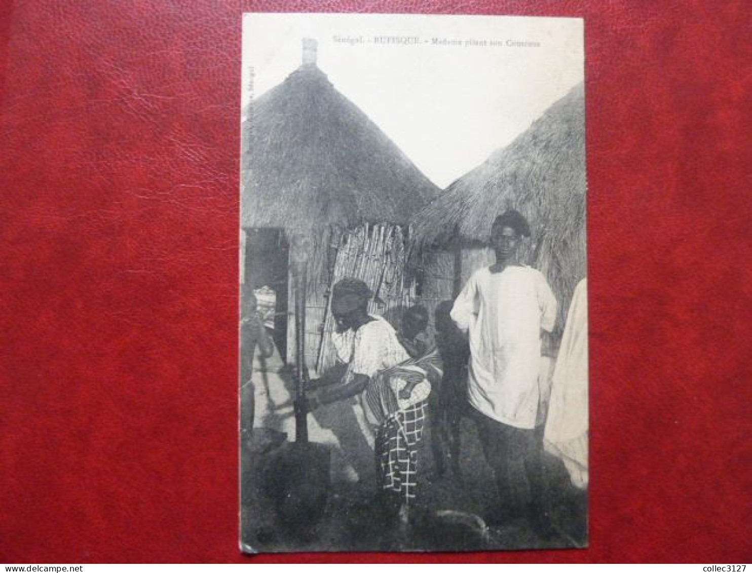 F23 - Sénégal - Rufisque - Madame Pilant Du Couscous - 1910 - Timbrée Au Verso - Senegal