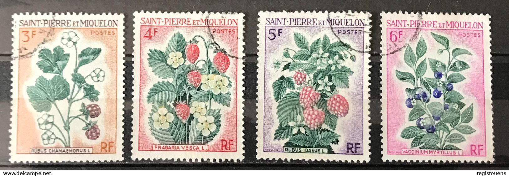 Lot De 4 Timbres Oblitérés Saint Pierre Et Miquelon 1970 Yt N° 401 À 404 - Used Stamps