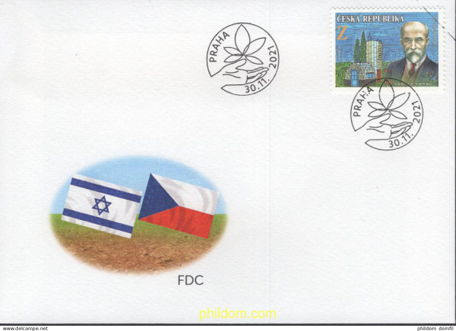 660449 MNH CHEQUIA 2021 T.G.MASARYK EN ISRAEL - Unused Stamps