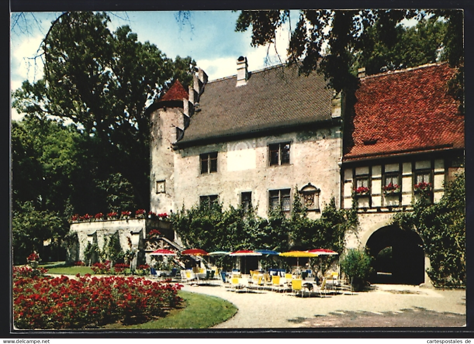 AK Aschach Bei Bad Kissingen, Schloss Café Aschach  - Bad Kissingen
